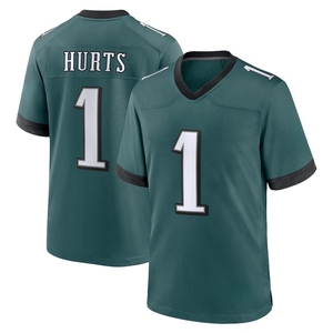 Maillot de football américain Philadelphia Eagle brodé en gros # 26 Saquon Barkley # 33 Cooper DeJean # 1 maillot de Jalen Hurts - Product Image 5