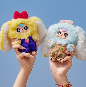 100% auténtico bebé tres macarrones conejo V2 caja ciega juguete de peluche bebé tres Lilyrabbit ciudad V2 lindo regalo de niña - Product Image 2