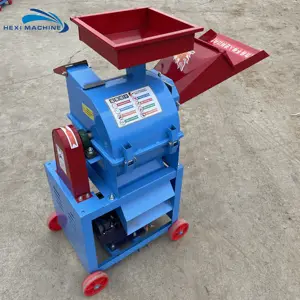 Mini electric forage crops cutter hay grinding machine grass cutting machine for cut grass chopper