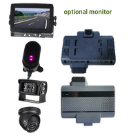 Meilleure caméra de tableau de bord pour voiture avec GPS 4G WiFi, petite, ADAS, 4/3 canaux, vision nocturne