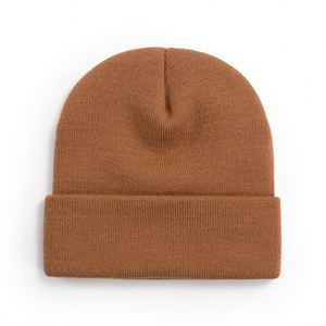 New Style Custom Logo Unisex High Quality Men Women's Winter Knitted Knit Beanie <b>Hat</b> - Product Image 5