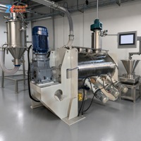 Mélangeur à socs en acier inoxydable, broyeur haute vitesse, capacité 100L, puissance 3kW, machine de mélange de poudres pour l'alimentation, les produits chimiques et l'énergie