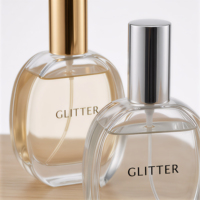 Botol Parfum Spray Kaca Matte Isi Ulang Grosir 30ml 50ml 100ml Bahu Datar Ulir Sekrup