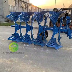 Hydraulic Flip Plow Large Grid Mirror Deep Tillage Reverse Single and Double Ploughing Plow Side Shift Tilting Share Plow Strip - Product Image 6