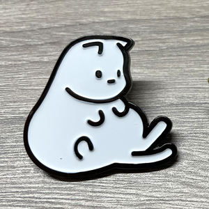 Peinture à <span class=keywords><strong>l</strong></span>'huile chat émail broches mignon belle chaton personnalisé épinglette pour sac à dos Animal dessin animé Badge vêtements épingle en gros - Product Image 2