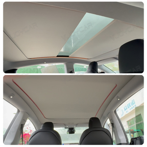 Accessoires d'intérieur de voiture Pare-soleil électrique Pare-soleil de toit en verre électrique pour Tesla Model Y 2021 + 2025 2026 Protection UV d'été - Product Image 6