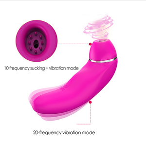 Mainan seks dewasa isi 10 kecepatan, mainan seks silikon kuat hisap 20 frekuensi getaran hisap hisap hisap klitoris - Product Image 5