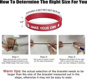 Bracelets en silicone personnalisés en gros, bracelets promotionnels avec logo - Product Image 3