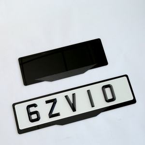 Marco para Matrícula de Coche, Fabricación a Bajo <span class=keywords><strong>Precio</strong></span>, Estilo Europeo, 52*11cm, Marco de Acrílico para <span class=keywords><strong>Placa</strong></span> de Matrícula - Product Image 3