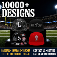 Casquettes Snapback de l'équipe de basketball AA avec logo brodé sur toute la surface, style Hip Hop et Streetwear, vente en gros 59fifty Designs