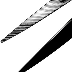 Bmw X6 E71 E72 Headlight <b>Cover</b> Carbon Fiber Texture Black Exterior Accessory For 2008 2014 Models - Product Image 3