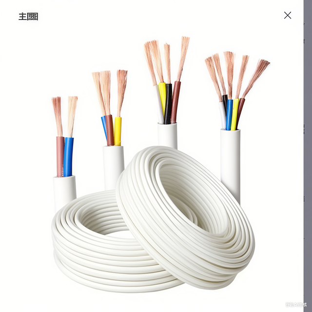 High Quality Stranded Copper 4 Core X 0.75mm PVC Overhead Electrical Power Cable-2.5mm Available for Industrial Residential