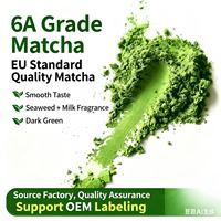 Poudre de thé vert Matcha Récolte du printemps Qualité Cérémoniale Chinoise Mélange en vrac Options de sachets en boîte Boîte de Matcha 30g