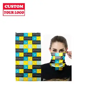 Groothandel Multi-Wear Tube Bandana 'S Hoofddeksels Met Aangepaste Logo Gedrukt