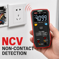Promo Panas UNI-T UT123 NCV 4000 Counts Auto AC/DC Tegangan Temperatur Layar HD Multimeter Digital USB Penguji Gelombang Listrik