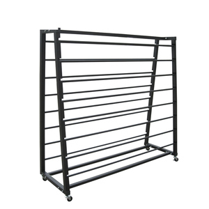 free standing wallpaper fabric rug metal display rack and stand fabric roll storage