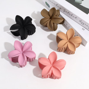 2024 حار بيع انثى مطفي الشعر ذو الاصبع حلوة بلاستيك شعر الزهرة مخلب للنساء الفتيات مشابك المخلب - Product Image 2