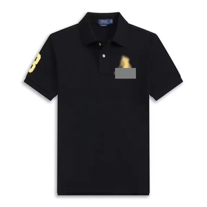 <span class=keywords><strong>Polo</strong></span> da <span class=keywords><strong>Uomo</strong></span> in Puro <span class=keywords><strong>Cotone</strong></span> Casual Taglia Grande <span class=keywords><strong>Manica</strong></span> Corta Ricamata Tinta Unita T-shirt <span class=keywords><strong>Polo</strong></span> per <span class=keywords><strong>Uomo</strong></span> - Product Image 6