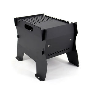 Brasero à <span class=keywords><strong>gaz</strong></span> d'extérieur de haute qualité en acier résistant à la chaleur, <span class=keywords><strong>petit</strong></span>, portable, carré, pour patio et jardin - Product Image 4