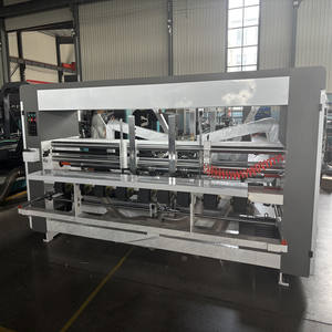 Foler entièrement automatique Gluer ligne de production boîte pliante Machine de collage dossier ondulé Guer - Product Image 5