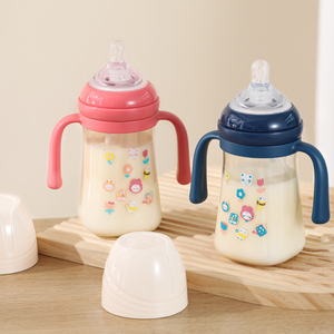 Biberon pour bébé de 240 ml et 300 ml, à ouverture standard, en PP, avec <span class=keywords><strong>tétine</strong></span> souple, anti-fuite, pour l'alimentation au lait, confortable pour l'alimentation du bébé - Product Image 3