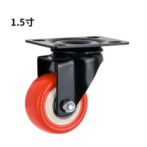 Gold Diamond Serie 1,5/2 inch Rot PVC/PU Möbel Stuhl <span class=keywords><strong>Caster</strong></span> Universal <span class=keywords><strong>Caster</strong></span> Swivel/Mit Bremse Hohe Qualitä<span class=keywords><strong>t</strong></span> - Product Image 4