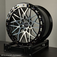 Jantes SRIM Custom Gloss Black 666m Beadlock 5x120 Drag Sport 17 18 19 pouces pour BMW F80 M3 F82 F83 M4 F87 M2