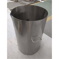 Réservoir résistant à l'acide TA2 cellule électrolytique en titane pur Bain de placage réservoir résistant à l'acide chromé réservoir d'eau en métal titane