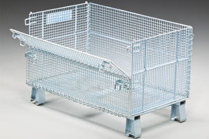 Il Nostro Grande Contenitore in Rete Metallica Può Contenere Fino <span class=keywords><strong>a</strong></span> 4000 Libbre e Ha un Motivo <span class=keywords><strong>a</strong></span> Maglia Stretta per Mantenere i Tuoi Prodotti Puliti - Product Image 5