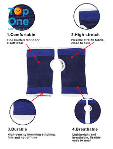 TopOne venta al por mayor de punto Palm Wrap Thumb Sleeve Muñequera Soporte de protección de manos para hombres y mujeres - Product Image 3