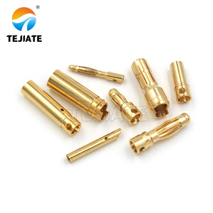 Conector Banana de 4.0mm con Contacto de Cobre Chapado en Oro, 55A, Tipo Bala para Motor ESC, Conexión Macho-Hembra Tipo <span class=keywords><strong>RCA</strong></span> de 7u - Product Image 4