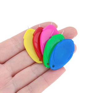 เครื่องมือเย็บผ้าแบบพกพาอะคริลิคสำหรับทำเครื่องประดับ DIY สีฟ้าสีเขียวสีแดงสีม่วงแดงสีเหลือง - Product Image 5