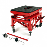 Vente flash - Table élévatrice à ciseaux hydraulique Liftool pour moto, VTT, quad avec garantie d'un an, taille 410x350 mm, vente en gros
