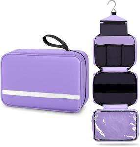 Grande trousse de toilette de voyage suspendue, organiseur d'hygiène avec 4 compartiments - Product Image 6