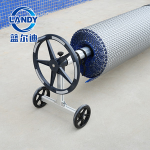 เครื่องม้วนเก็บผ้าคลุมสระว่ายน้ำ Landy รุ่น H500 ทำจากอลูมิเนียมอัลลอยด์และ PVC ช่วยจัดเก็บสะดวก - Product Image 2