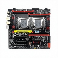 Motherboard Ganda New South China X99-T8D F8D DDR4 ATX Server Prosesor Intel E52696V4/2686V4/29696V3 Empat Kanal