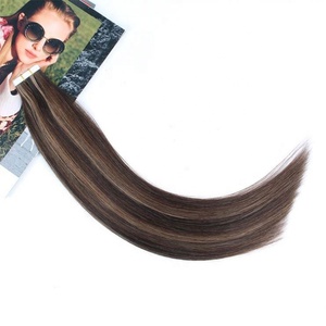 Extensiones de Cabello Remy Brasileño de Doble Trama con Adhesivo, 100% Cabello Humano Virgen Liso y Ondulado, Color Personalizado, Venta al Por Mayor - Product Image 5