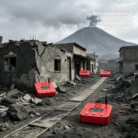 Moniteur de tremblements de terre et de cendres volcaniques 001 Deg IP66 avec support magnétique pour la surveillance des zones endommagées par des chutes de cendres et la détection continue des risques de cendres