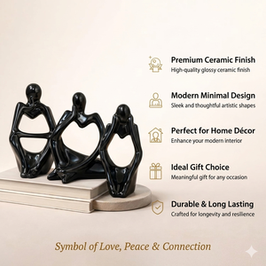 Conjunto de Estatuas de Pensadores Abstractos Modernos, Escultura de Resina de Lujo, Decoración Contemporánea para el Hogar, Figura Decorativa, Regalo - Product Image 2