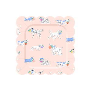 DAMAI - Juego de Platos de Papel Desechables para Fiestas Infantiles, Diseño de Animales, Juego de Vajilla para Fiestas de Perros - Product Image 4