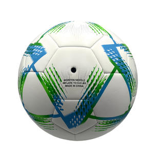 Ballon de football en cuir souple cousu à la machine en gros Haute élasticité Résistant à l'usure Durable Écologique Entraînement professionnel - Product Image 2