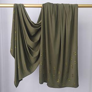 Hiyab Premium de Jersey con Pedrería, Hiyab Transpirable, Pañuelos Elásticos para Mujer, Bufandas y Chales Tradicionales Musulmanes - Product Image 2
