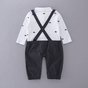 Ropa Formal de Moda para Niños Pequeños, Conjunto de Regalo de Marca para Bebés, Ropa de Bebé, Conjunto de Mono y Body, Conjuntos de 2 Piezas - Product Image 2