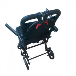 Fauteuil roulant manuel le plus léger et sûr pour l'avion 24 lb <span class=keywords><strong>avec</strong></span> siège réglable et design pliable - Product Image 4