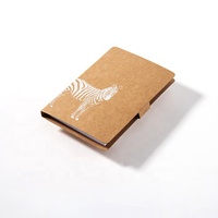 Bloc-notes personnalisé promotionnel, planificateur, notes adhésives, impression de logo, kraft, 100x145mm, fermeture magnétique, auto-adhésif