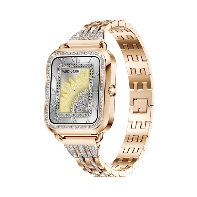 2024 популярные женские Смарт-часы i68, элегантный чехол с ремешком 1,57 дюймов, 21 спортивный режим, напоминание о звонках
