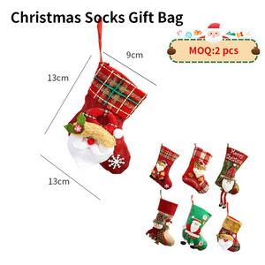 Hanging Decor Festival Wall Decoration Items Christmas <b>Sock</b> Gift Bag for 2025 - Product Image 4