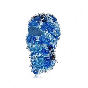 Masque de ski intégral en tricot à un trou avec logo personnalisé, motif camouflage vieilli, pour sports, pêche, fête, unisexe, vente en gros - Product Image 6