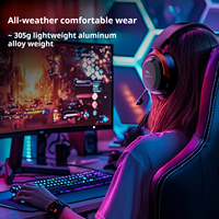 Auriculares Inalámbricos para Juegos Smailwolf G900, 4 Modos, BT5.0, 2.4G, 40mm, Luz RGB, Micrófono con Cancelación de Ruido para PC, PS5, Laptop, Esports