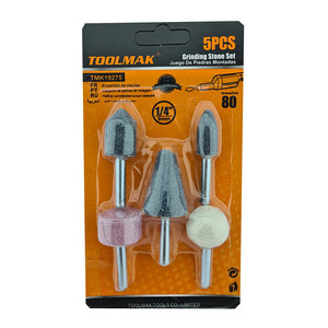 5-Piece Grinding <b>Stone</b> <b>Kit</b> With 1/4 Inch Collet For Precision Grinding And <b>Polishing</b> Tasks - Product Image 2
